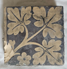MINTON GOTHIC REVIVAL ANTIQUE APPROX 12CM TILE (I)