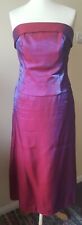 Tous Les Jours 2 Piece Dress Plum 2 Tone Size 14 Bridesmaid Prom Evening