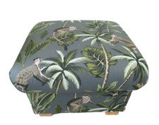 Fryetts Monkeys Grey Fabric