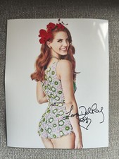Genuine, Signed, 8"x10", Photo, Lana Del Rey (Singer/Songwriter ) Plus COA
