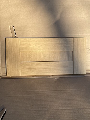 Oak colour bridging door - door, front