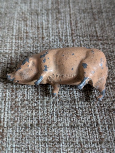 Vintage lead small - vintage, pig