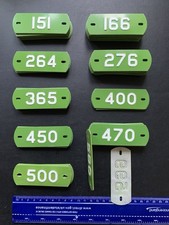 Metal Tag,  Embossed ,Month & Year DOB, Personal Number Tag. ID number plate