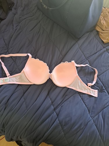 Pink bra - pink,