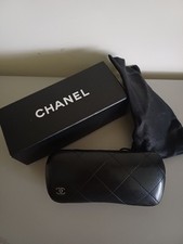 Chanel Black Leather Sunglass