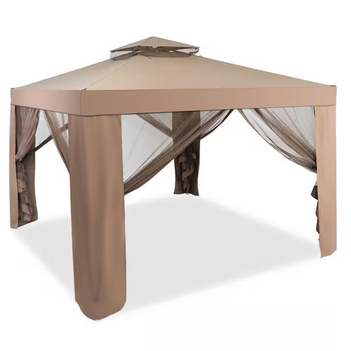 8 ft brown metal - ft., x