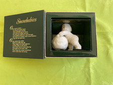 Snowbabies I'M MAKING SNOWBALLS Figure DEPARTMENT 56 Boxed Excellent Condition