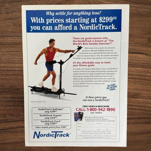 Vintage nordictrack ski - vintage,