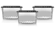 3 x 80L Curver Storage Boxes