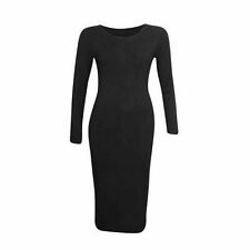 Women Long Sleeve Midi Dress