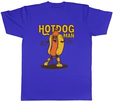 Funny Hot Dog Man Mens T-Shirt