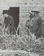 Winston Churchill exiting