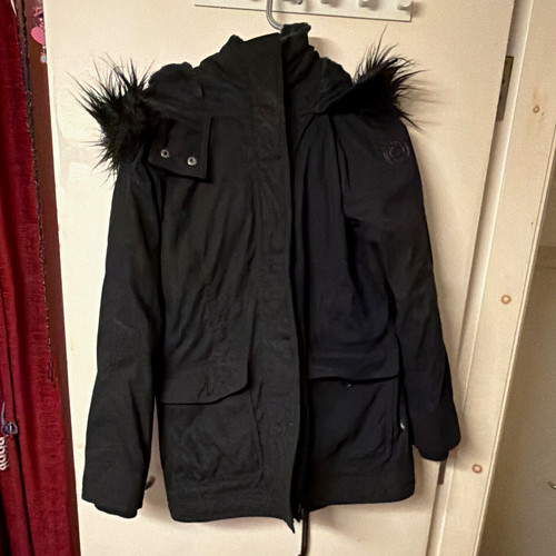 Hollister women black hooded - black,