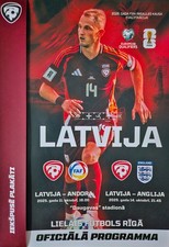 LATVIA v England (World Cup Qualifier) + ENGLAND v Wales 2025 - BOTH programmes