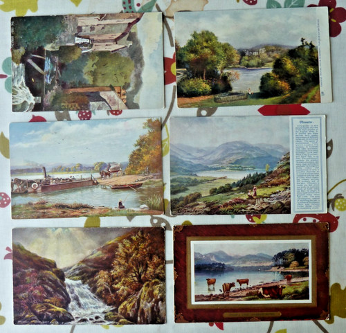 Postcard lakes raphael tuck - lakes,