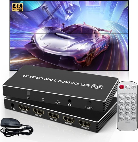 Video wall controller 2x2 - wall, 2x2,4k