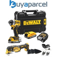 Dewalt 18v XR Premium DCF860E2T Impact Driver 282Nm 2 Bat + DCS355N Multi Tool 