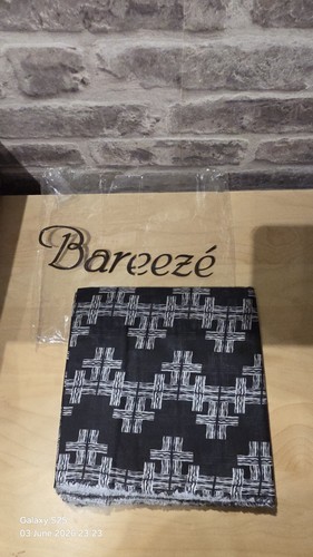 Bareezè unstitched lawn suit - lawn,