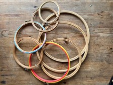 Embroidery Hoops Wooden Bundle