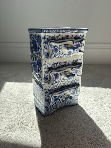 Vintage blue white porcelain - vintage, &