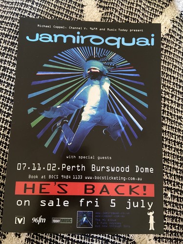 Jamiroquai 2002 perth concert - jamiroquai,