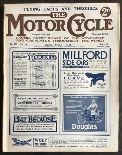 The motor cycle magazine - the,