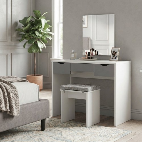 Elizabeth white grey - white,