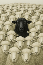 Be Different Black Sheep