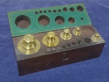 Vintage Brass Metric Weights
