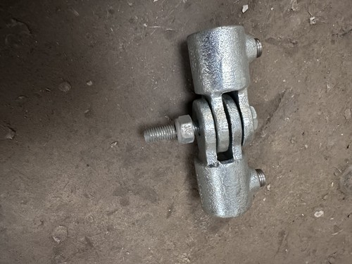 Galvanised tube clamp a27 - tube,