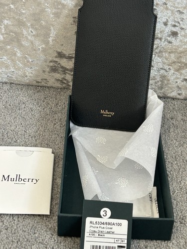 Mulberry leather pouch phone - mulberry,