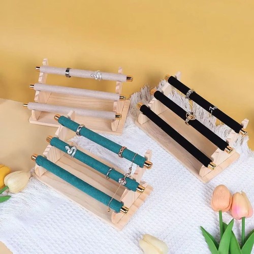Wooden bracelet display stand - bracelet,