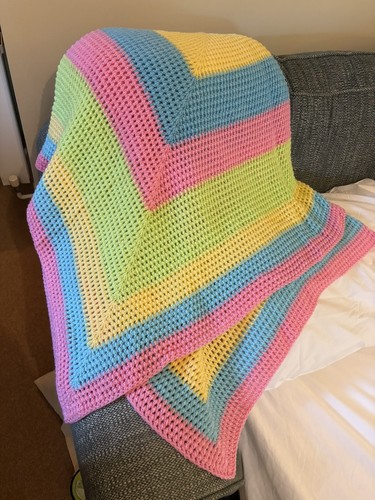 Large crochet colourful - crochet,