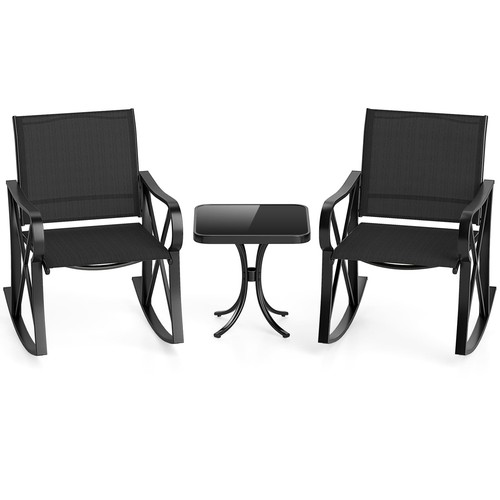 Piece outdoor rocking chair - outdoor,