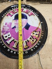 Vintage Tetley Bitter Drinks Metal Tray