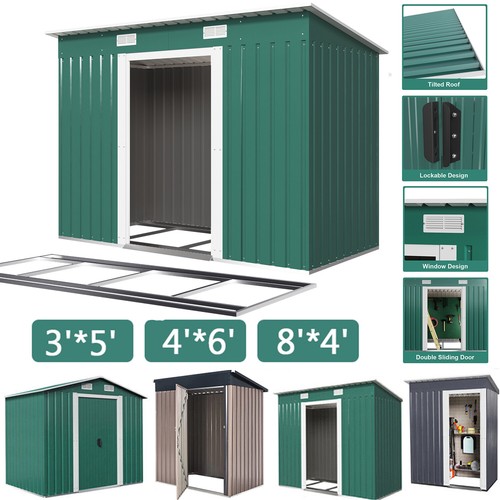 Metal garden shed 8 x - 6,