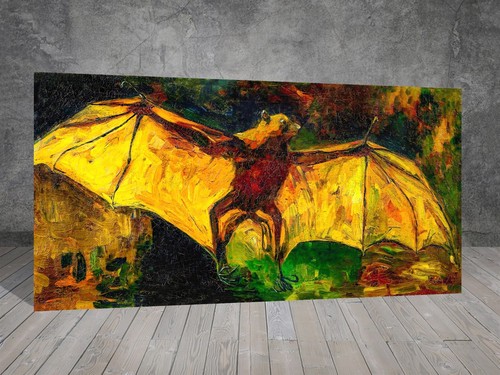 Van gogh flying - van, canvas