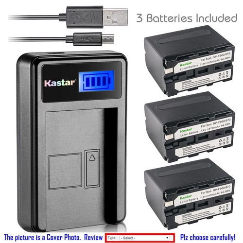 Kastar battery lcd - kastar, charger