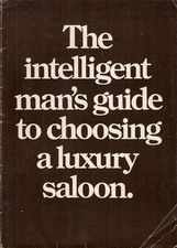 Audi 100 Saloon Competitor Comparisons 1978 UK Market Sales Brochure LS, GLS, 5E