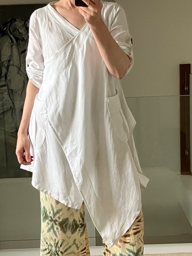 Made italy white lagenlook - in,