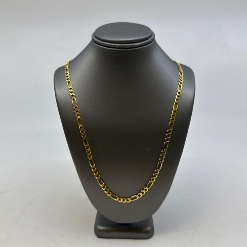 Gold tone figaro - 22",