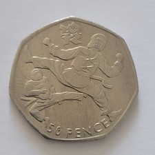 Taekwondo 50p Fifty Pence Coin
