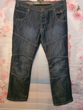 Crosshatch Black Label Jeans Men’s W36 L30 | Dark Wash Straight Fit Denim