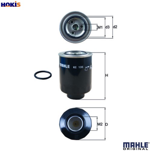 Fuel filter 135d for - kc,