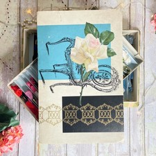 Vintage Embroidery Thread Storage Box Organiser  + Floss 1960's Decorative Box