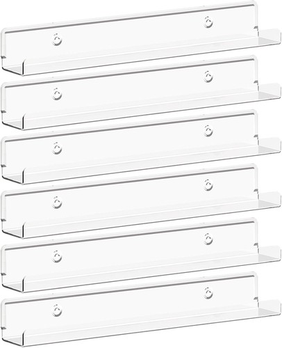 Pack 12in clear acrylic - 5,