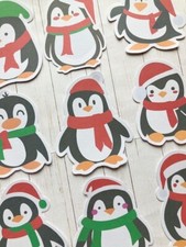 9 Penguins Christmas Card