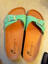 Bio Comfort Sliders Flip Flops  Greene Women UK 6 EU 39!