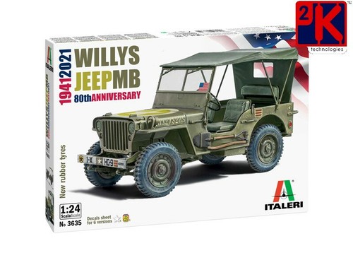 Italeri 3635 willys jeep - jeep, mb