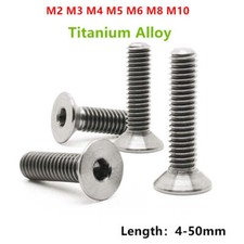 TA2 Titanium Bolt Countersunk
